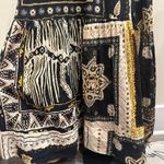 Isabel Marant Etoile Sabba Strappy Bandana Print Midi Dress Black Ochre Size 10 Photo 7