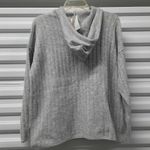 Sweet Romeo  Sweater Women Small Gray Hoodie Casual Long Sleeve Pullover Top Photo 3