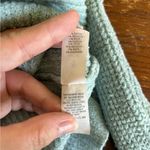 Aerie  waffle weave blue green hooded oversized pullover size  XS Photo 2