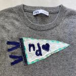 Notre Dame green blue gray white gingham pennant sweater vest Photo 1