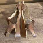 Rialto NEW  Gemma Wedge Sandals Shoes Women’s Size 8.5 Metallic Stud Detail Photo 7