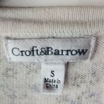 Croft & Barrow Croft Barrow S Rich Black Tan Creme Cardigan Sweater Photo 3