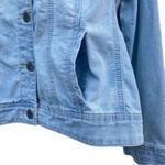 Christopher & Banks Y2K Denim Jean Jacket Embroidered Stonewashed Vintage Photo 10