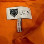 NWOT Lita by Ciara oversized shirt dress orange small Photo 8