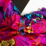 Obermeyer Vintage 80s 90s  Half Zip Windbreaker Insulated Hood Kangaroo Pocket 10 Photo 11