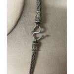 Sterling silver Foxtail Link 5 Floating Filigree‎ Balls Native American Necklace Photo 2