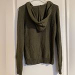 Fox Racing Olive Green Cable Knit Women's Hooded Sweater S Streetwear Casual Photo 1