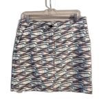 Cutter and Buck NWOT Annika Print Golf Skirt Teal Black Print Womens size 8 Photo 1