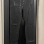 Hudson Barbara Super Skinny Black Coated Jeans Photo 3