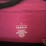 Torrid 3 Plus Size Pink Foxy Mock Neck Sleeveless Zip Up Tank Top 3x 22-24 NWOT Photo 4