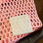 NWOT Free People Movement Mesh Sling Bag Double Bag Design Drawstring Bag Pink Photo 4