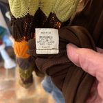 Vava by Joy Han  vintage off the shoulder striped crochet bell sleeve tunic top. Photo 3