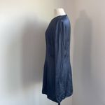 Treasure & Bond  Shift Dress Womens Sz Large Navy Long Sleeve Photo 3