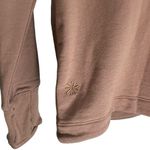 Athleta Clarity Size XS Brown V Neck Pullover Sweatshirt Long Sleeve Athleisure Photo 7