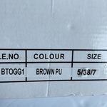 Dottie boot brown side zipper combat lace up round toe low heel boot Sz 7 Photo 17