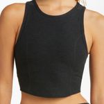 Beyond Yoga Dark Gray Spacedye Motivate High-Neck Cropped Tank Photo 0