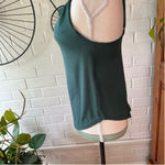 American Eagle  soft and sexy spaghetti straps crop top olive green size … Photo 2