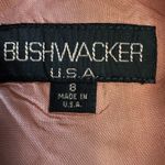 BUSHWACKER Sz 8 Brown Floral Linen Rayon Maxi Sheath Dress Sleeveless USA Photo 10