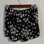 Kaisely  High Waist Black‎ and White Shorts with Whimsical Print Photo 1