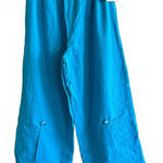 NWT B'Gauze Women's Cropped Pants Size 2 Blue Elastic Waist Photo 0