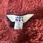 Joy Lab / Target Women’s Maroon Fleece Turtleneck Pullover Sweatshirt Size XS Photo 3