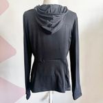 Fabletics  Black Pullover Hoodie Top, Athleisure Sporty Yoga‎ Pilates Large Photo 2