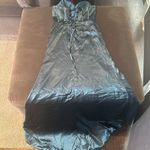 Women’s Full Length Prom Party Dress Criss Cross Straps Leg Slit Size 8 NWOT Photo 12