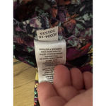 LuLaRoe Irma Size XS Dark Floral Print Hi- Low Top Stretch Colorful Loungewear Photo 8