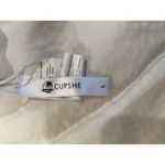 Cupshe  Crisscross Back Scoop Neck Striped Bikini Top Teal Green Women's Large Photo 4