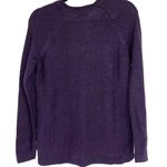 Sonoma V NECK LATTICE DESIGN PURPLE SWEATER SMALL Photo 1