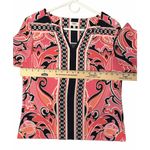 Crown & Ivy Women's  Shades of Pink Printed Shift Dress Size 4 Pink, Ivory, Navy Photo 7