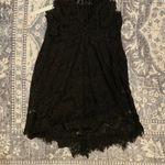 And’or‎ Chic Spaghetti Strap Black Lace Mini Dress Size Medium Photo 7