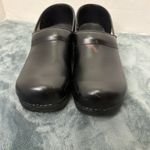 Sanita Pro Aubrey Professional Clogs Womens 40 9.5 Black Leather Non Photo 6