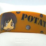Attack on Titan Sasha Potatoes!!! Best Eaten Warm Bracelet Black Photo 1