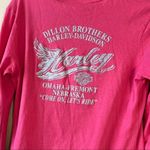 ✨ Harley Davidson Women’s Pink Long Sleeve Top Omaha Nebraska Small Photo 5