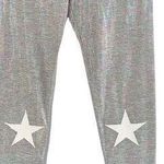 English Rose New Metallic Star Patch Legging Iridescent Heather Grey Photo 1