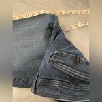 Liz Claiborne  Size 16W Slim Power Cropped Blue Stretch Denim Jeans Shorts Photo 6