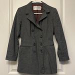 Hugo Buscati  Charcoal Grey Peacoat Blazer Jacket Size 4P GUC #3008 Photo 1