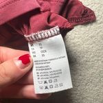 American Eagle Maroon Flowy Tee Size XS Photo 4