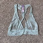 Lace Bralette in Light Blue Size M Photo 2