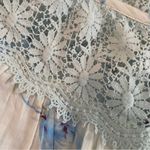 Love Shack Fancy  XS Light Blue & White Floral Crop Blouse Photo 6