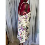 negligee nightgown satin floral purple crimson green NWT Photo 7