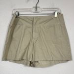 XCVI  Wearables Cream Chino Shorts Womens M Casual Beachy Summer Classic Tan Photo 0