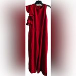 Maia NWT Sleeveless Ruffle Side Jumpsuit Crimson. Size‎ 6 Red Photo 5
