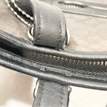 Coach  #79579 Signature Taylor Tote Black & Gray Jaquard with Leather Trim Photo 4