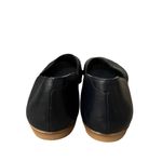 Dominque Basket Case 676DMO7 Black Leather Upper Weave Toe Made In Brazil Flats Size 7.5 Photo 4