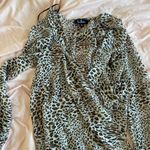 Lulus Front Tie Animal Print Top Photo 3