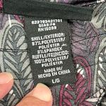 Apostrophe  Feather High Neck Blouse Large Photo 5