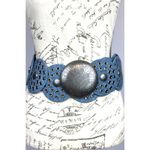 8 Other Reasons  Montana Stallion Belt Studded Blue Denim 43" Photo 6