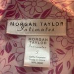 Morgan Taylor  Pink Satin Two Piece Pajama Set Size Small EUC #5082 Photo 3